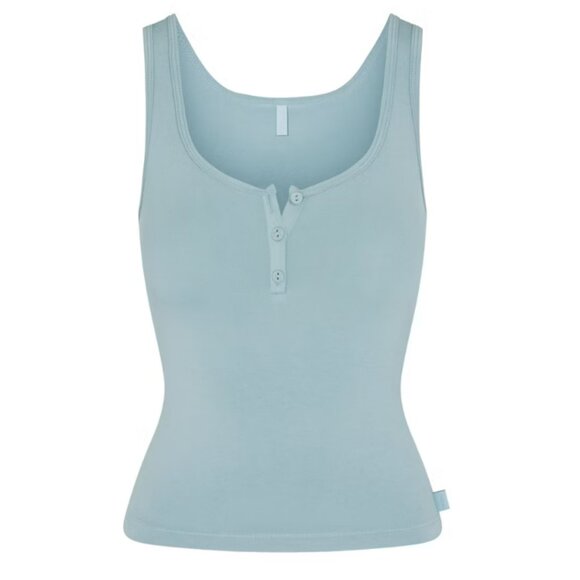 Skim Henley Tank and Straight Leg Pant - Picture 2 of 2